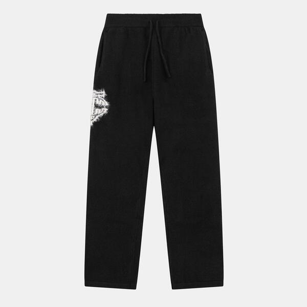 ザ クチュール 野球クラブ レディース ボトムス 心地よいズボン下 編み物 ジョガーパンツ The Couture Club Womens Fluffy Knit Joggers Black 黒いこと