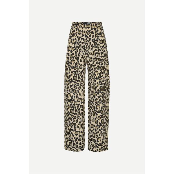 ローテート レディース ボトムス 心地好いズボン下 ワイドレッグ Rotate Women\u0027s Rika Wide Leg Trousers Dijon Comb.