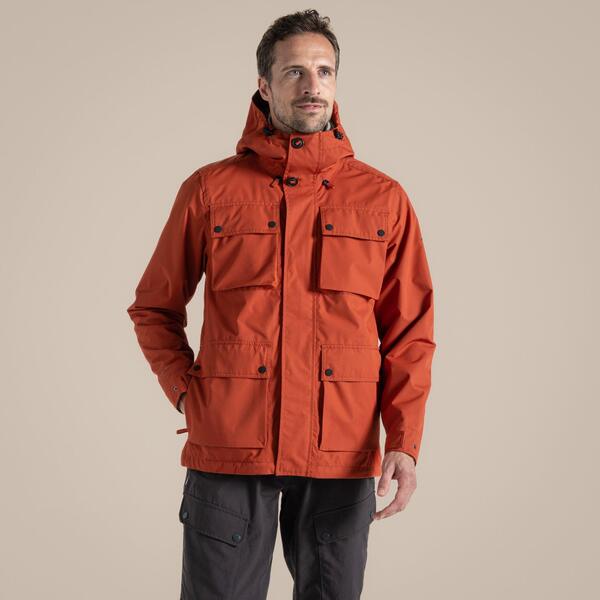 クラッグホッパーズ メンズ アウター 上衣・上衣 Craghoppers Men\u0027s Hartley Rain Anorak Red Beach 赤いこと