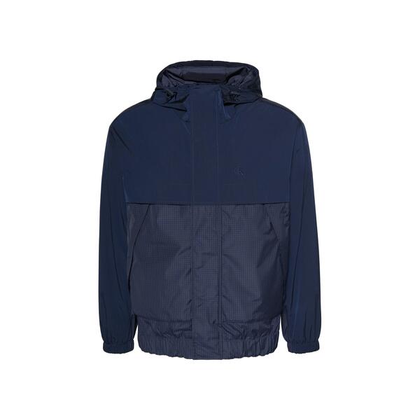 カルバンクライン メンズ アウター 上衣・上衣 Calvin Klein Jeans Men\u0027s Windbreaker Dark Saphire