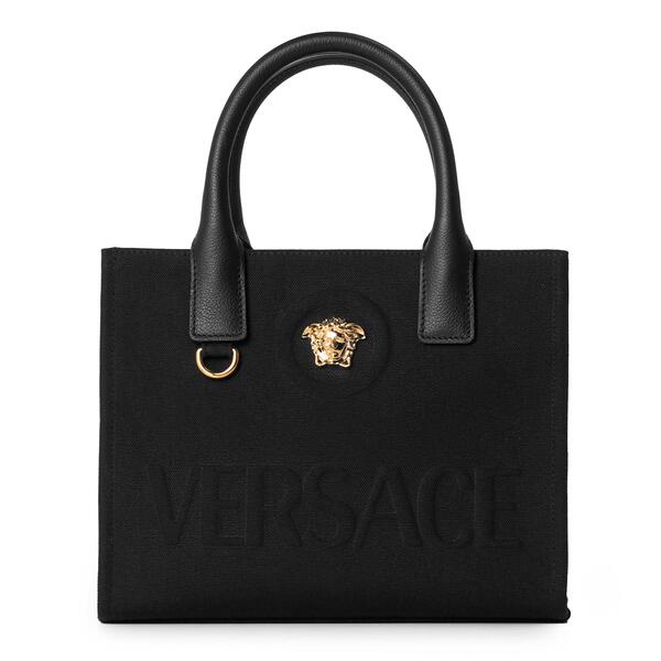 ヴェルサーチ レディース 御徒面子 ミニ Versace Tot Mini Ld64 Black Gold 黒いこと