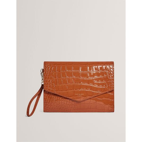テッドベーカー レディース 御徒面子 Ted Baker Women\u0027s Croc Pouch Tan タン