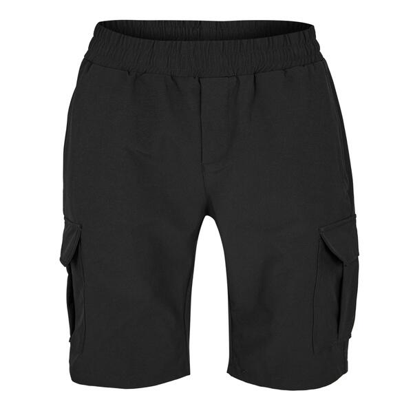 カポ メンズ ボトムス 二分の一ズボン下・さる股引き 遊撃手ズボン下 CAPO Men\u0027s Utility Cargo Shorts Black 黒いこと