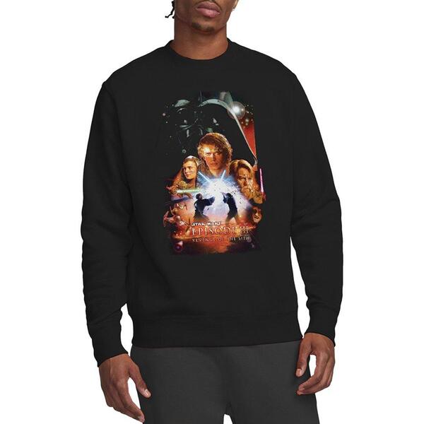 はやりっ児 ウォーズ メンズ トップス プルオーバー Star Warstar Wars: Episode III Revenge Of The Sith Retro C Black 黒いこと