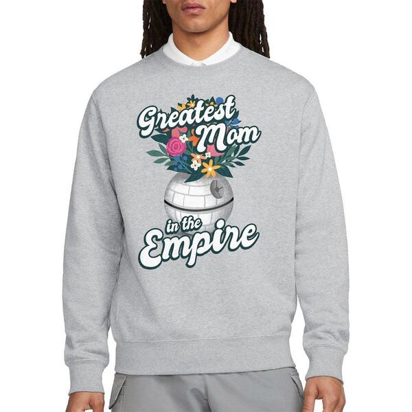 はやりっ児 ウォーズ メンズ トップス プルオーバー 帝国 Star Warstar Wars Mothers Day Greatest Mom インチ thempire Light Grey 薄墨色