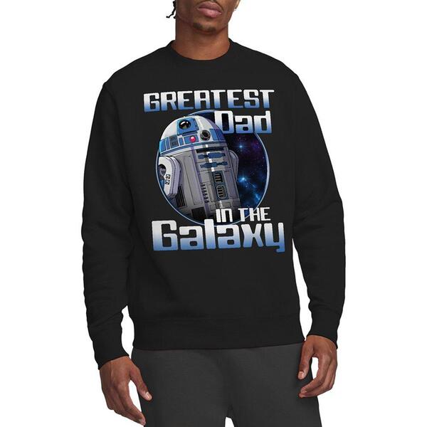 はやりっ児 ウォーズ メンズ トップス プルオーバー Star Warstar Wars Fathers Day Greatest Dad インチ the Galaxy Black 黒いこと