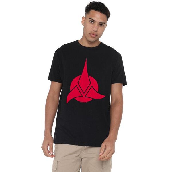 スター・トレック メンズ トップス プルオーバー ロゴタイプ Star Trek Star Treklingon Logo T Shirt Black 黒いこと