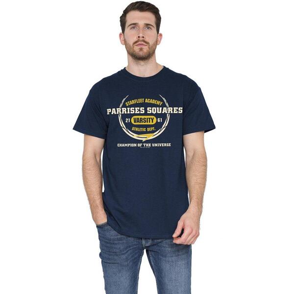 スター・トレック メンズ トップス プルオーバー Star Trek Star Trek Parrisesquares Unisex T Shirt Navy 米国海軍