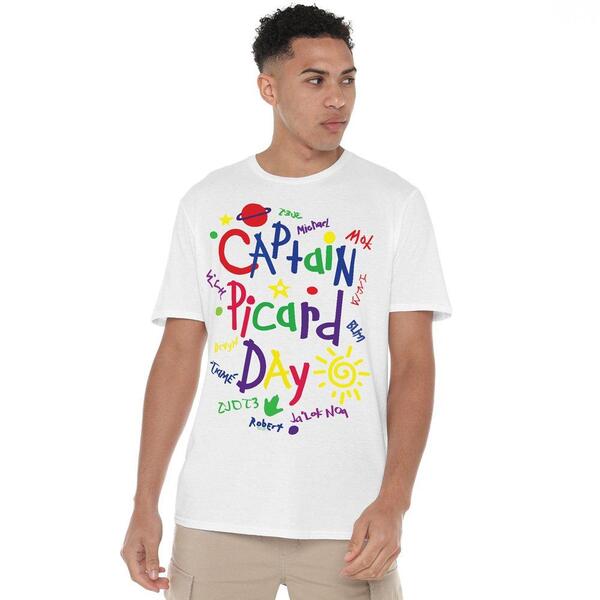 スター・トレック メンズ トップス プルオーバー Star Trek Star Trek Picard Day T Shirt White 白いこと