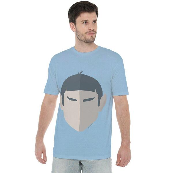 スター・トレック メンズ トップス プルオーバー Star Trek Star Trek The Vulcan Unisex Adult Shirt Light B Light Blue 青色