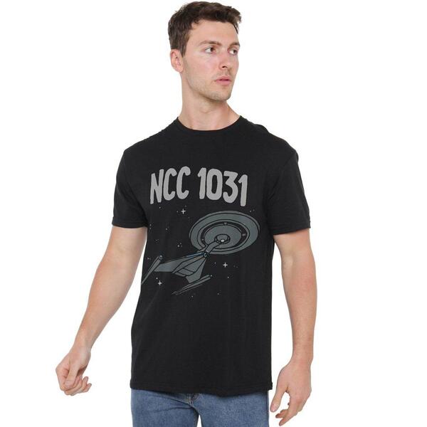 スター・トレック メンズ トップス プルオーバー Star Trek Star Trek The Crossfield Class Unisex Adult Shir Black 黒いこと