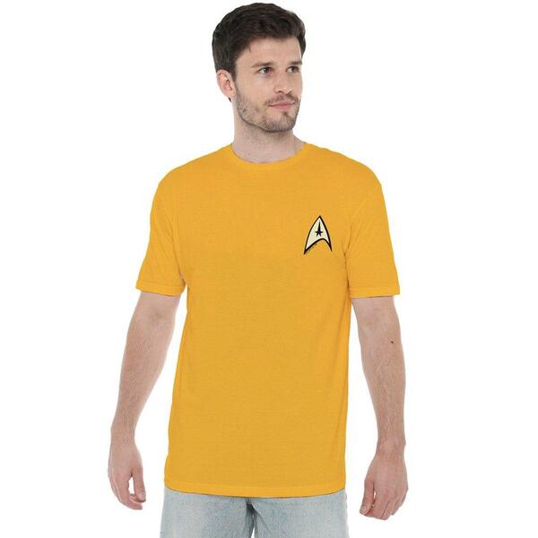 スター・トレック メンズ トップス プルオーバー Star Trek Star Trek Command Uniform W Foil T Shirt Gold ゴールド