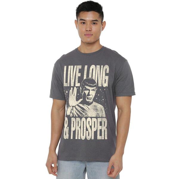 スター・トレック メンズ トップス プルオーバー Star Trek Star Trek Prosper T Shirt Charcoal 濃灰色