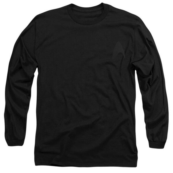 スター・トレック メンズ トップス プルオーバー ロゴタイプ Star Trek Star Trek Darkness Command Logo Long Sleeve T-Shir Black 黒いこと