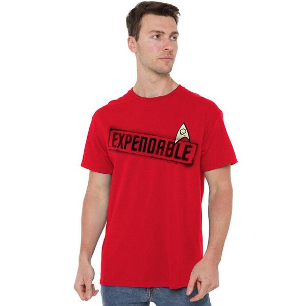 スター・トレック メンズ トップス プルオーバー Star Trek Star Trek Expendable T-Shirt Red 赤いこと