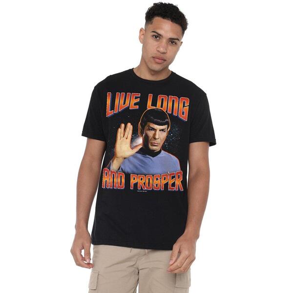 スター・トレック メンズ トップス プルオーバー Star Trek St Originalive Long And Prosper Unisex T Shirt Black 黒いこと