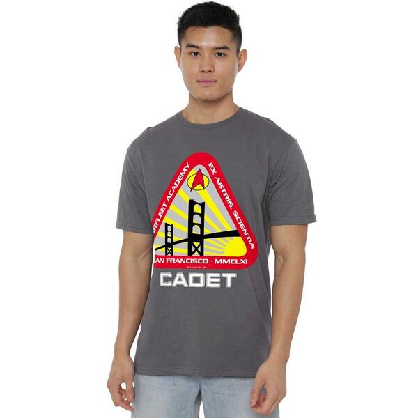 スター・トレック メンズ トップス プルオーバー Star Trek Star Trek Starfleet Cadet Unisex T Shirt Charcoal 濃灰色