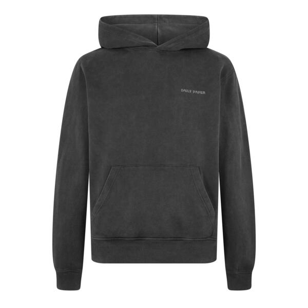 デイリー調査報告 メンズ アウター パーカー・スウェット グラフィック Daily Paper Graphic Hoodie Washed Black 黒いこと