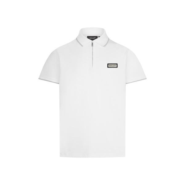 マレット メンズ トップス プルオーバー Mallet Men\u0027s Breathable Soft-Touch Short Sleeve Polo Shirt White Organic 白いこと