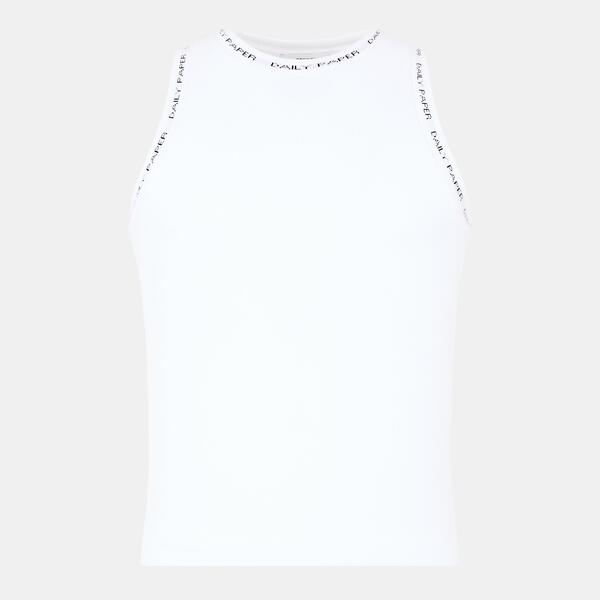 デイリー調査報告 メンズ トップス プルオーバー Daily Paper Men\u0027s Tank Tops White 白いこと