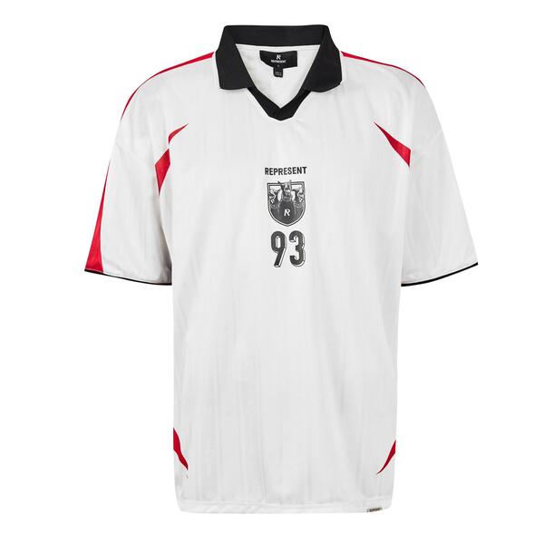リプレゼント メンズ トップス プルオーバー Represent Menspike Football Shirt Flat White 白いこと
