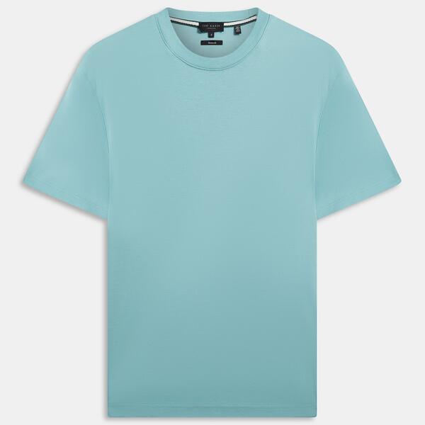 テッドベーカー メンズ トップス プルオーバー Ted Baker Ted Baker SSlim Softouch Tee Turquoise 青緑色