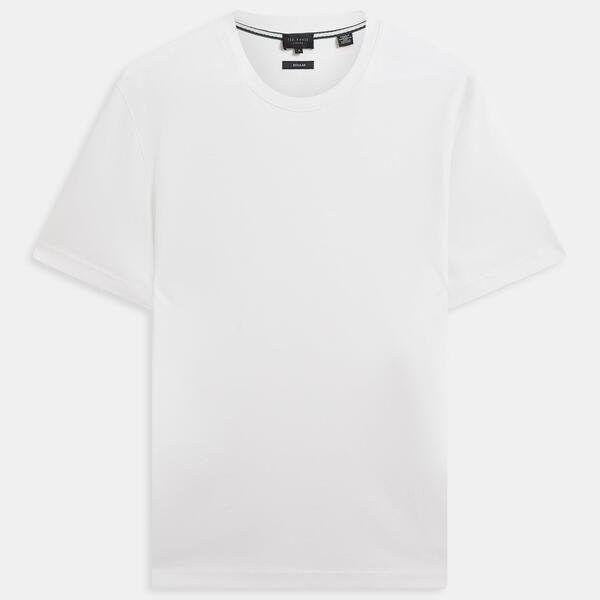テッドベーカー メンズ トップス プルオーバー Ted Baker Ted Baker SSlim Softouch Tee White 白いこと