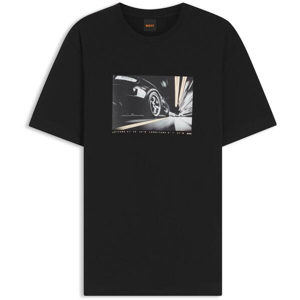 主任者 メンズ トップス プルオーバー Boss Men\u0027s T-Shirt Black 001 黒いこと
