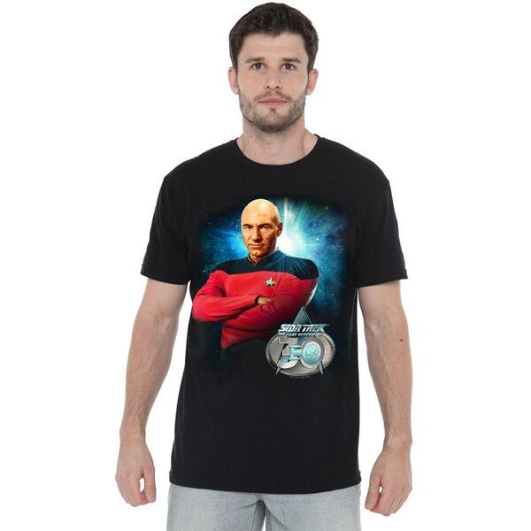 スター・トレック メンズ トップス プルオーバー Star Trek Star Trek Picard 30 T Shirt Black 黒いこと