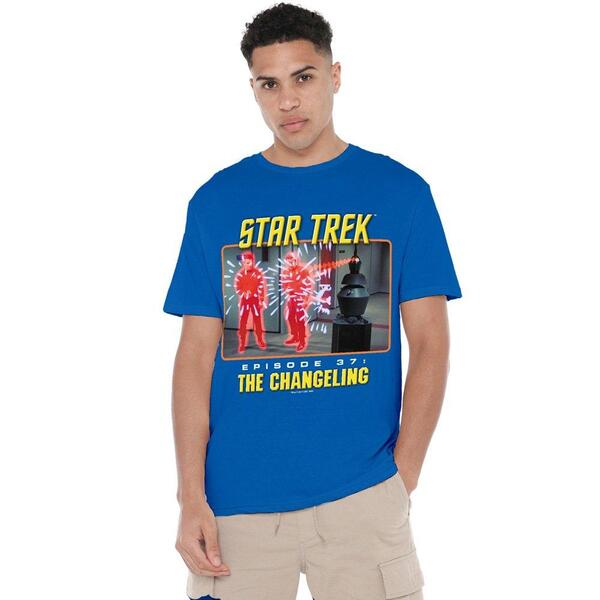 スター・トレック メンズ トップス プルオーバー Star Trek St Original The Changeling T Shirt Royal Blue 青色