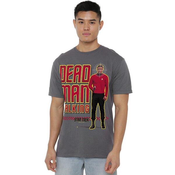 スター・トレック メンズ トップス プルオーバー Star Trek Star Trek Dead Man Walking T Shirt Charcoal Grey 薄墨色
