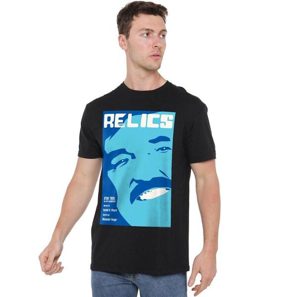 スター・トレック メンズ トップス プルオーバー Star Trek Star Trek TNG Season 6 Episode 4 T Shirt Black 黒いこと