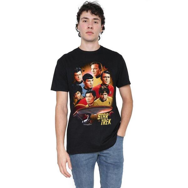 スター・トレック メンズ トップス プルオーバー Star Trek Star Trek Heart Of Thenterprise T Shirt Black 黒いこと