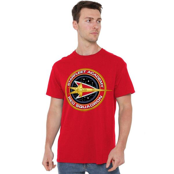スター・トレック メンズ トップス プルオーバー Star Trek Star Trek Red Squadron T Shirt Red 赤いこと