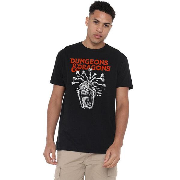 ハズブロ メンズ アウター 厚地の外套 プルオーバー Hasbro Dungeons \u0026 Dragons Beholder Mens T-Shirt Black 黒いこと