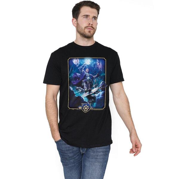ハズブロ メンズ アウター 編み物・スウェーター プルオーバー Hasbro Dungeons \u0026 Dragons - 2024 Cleric Key Art-Shirt Black 黒いこと