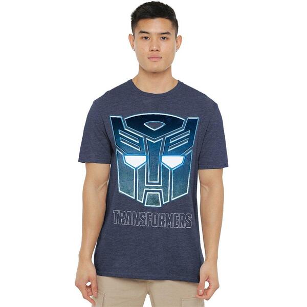 ハズブロ メンズ トップス プルオーバー ロゴタイプ Hasbro Autobot Steel Icon Logo T Shirt Navy 米国海軍