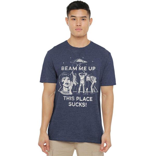 ストレンジャーシングス メンズ トップス プルオーバー Stranger Thingstranger Things Beame Up T Shirt Navy 米国海軍