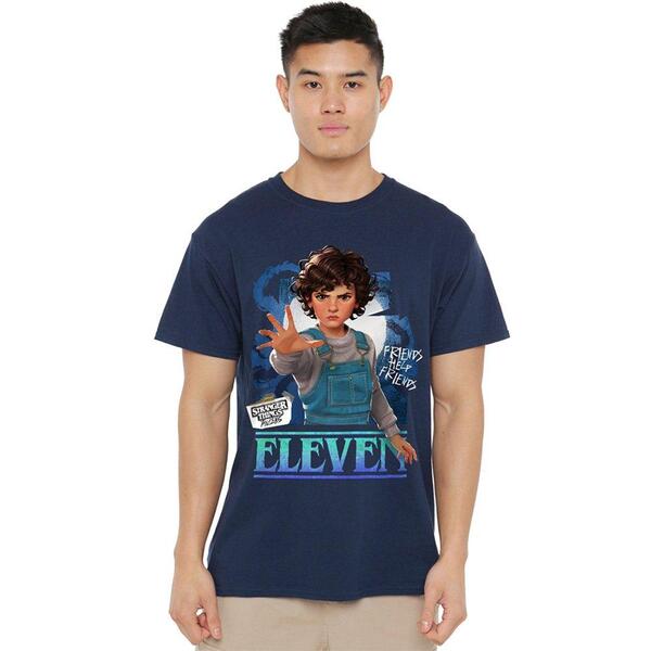 ストレンジャーシングス メンズ トップス プルオーバー Stranger Thingstranger Things Tales From 85 Eleven T Shirt Navy 米国海軍