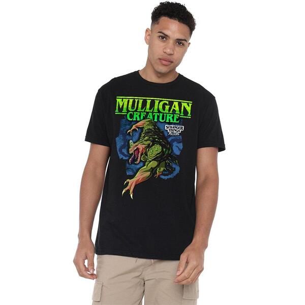 ストレンジャーシングス メンズ トップス プルオーバー Stranger Thingstranger Things Tales From 85 Mulligan T Shirt Black 黒いこと