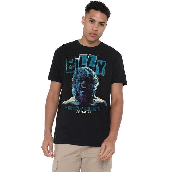 ストレンジャーシングス メンズ トップス プルオーバー Stranger Thingstranger Things Billy Possessed T Shirt Black 黒いこと