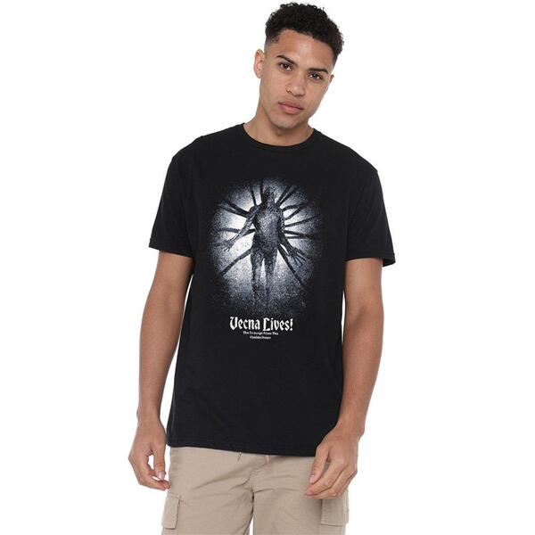 ストレンジャーシングス メンズ トップス プルオーバー Stranger Thingstranger Things Vecna Lives Poster T-Shirt Black 黒いこと
