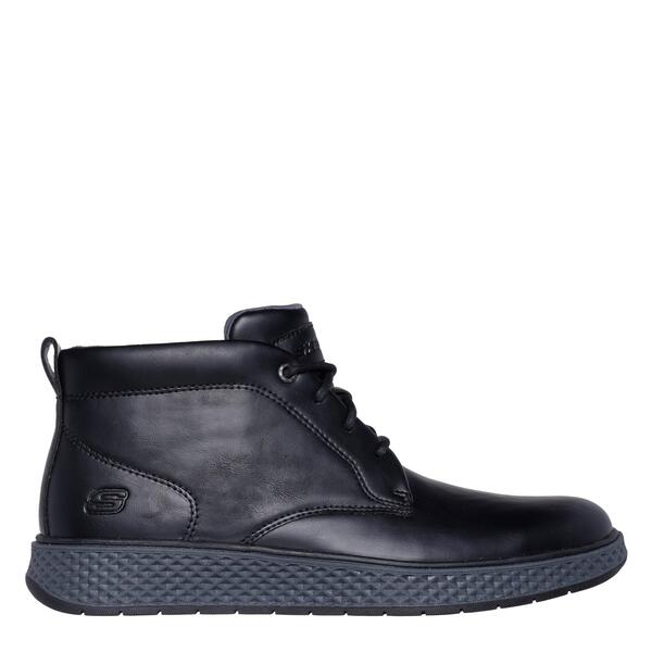 スケッチャーズ メンズ シューズ ブーツ・レインブーツ アンクル Skechers Men\u0027s Burkett Flat Ankle Boots Black 黒いこと