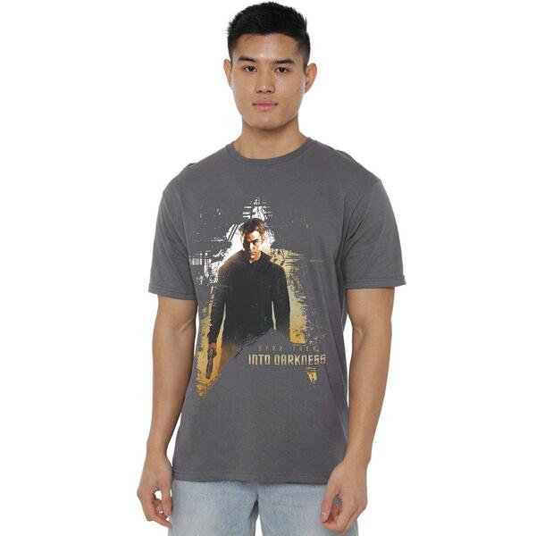スター・トレック メンズ トップス プルオーバー Star Trek Star Trek Dark Hero T Shirt Charcoal Grey 薄墨色
