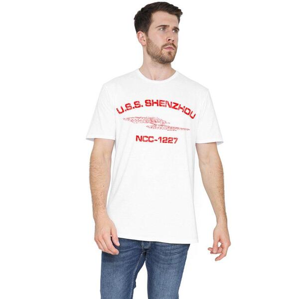 スター・トレック メンズ トップス プルオーバー Star Trek Star Trek Shenzhou Athletic T Shirt White 白いこと