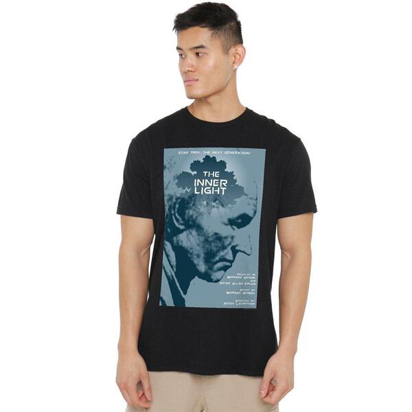 スター・トレック メンズ トップス プルオーバー Star Trek Star Trek TNG Season 5 Episode 25 T Shirt Black 黒いこと
