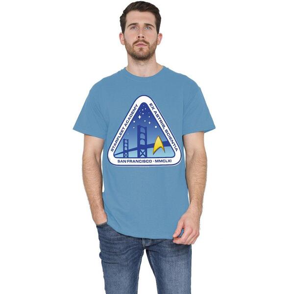 スター・トレック メンズ トップス プルオーバー ロゴタイプ Star Trek Star Trek Color Logo T Shirt Carolina Blue 青色