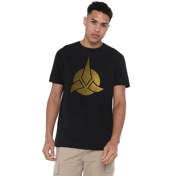 スター・トレック メンズ トップス プルオーバー Star Trek Star Trek Discovery Triquentra T Shirt Black 黒いこと