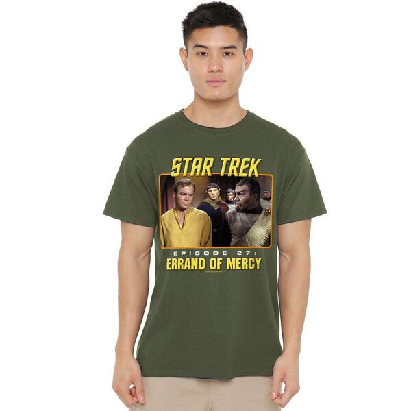 スター・トレック メンズ トップス プルオーバー Star Trek St Original Episode 27 T Shirt Military Green 緑であること