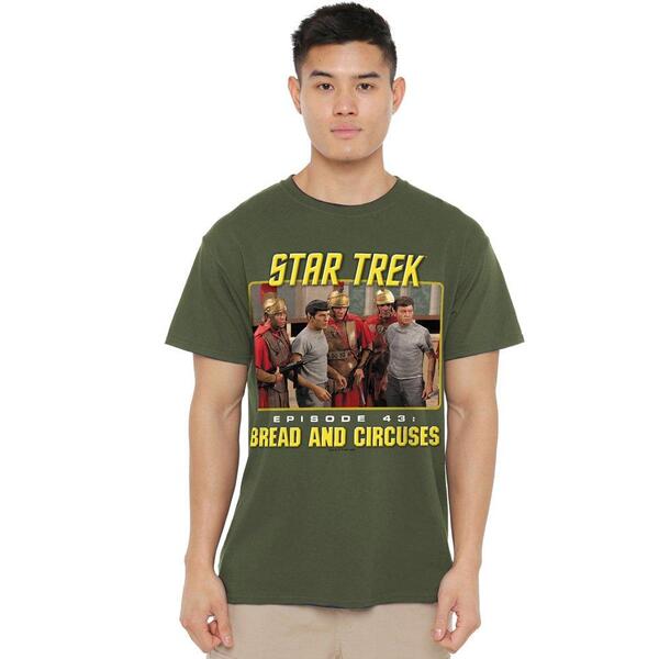 スター・トレック メンズ トップス プルオーバー Star Trek St Original Episode 43 T Shirt Military Green 緑であること